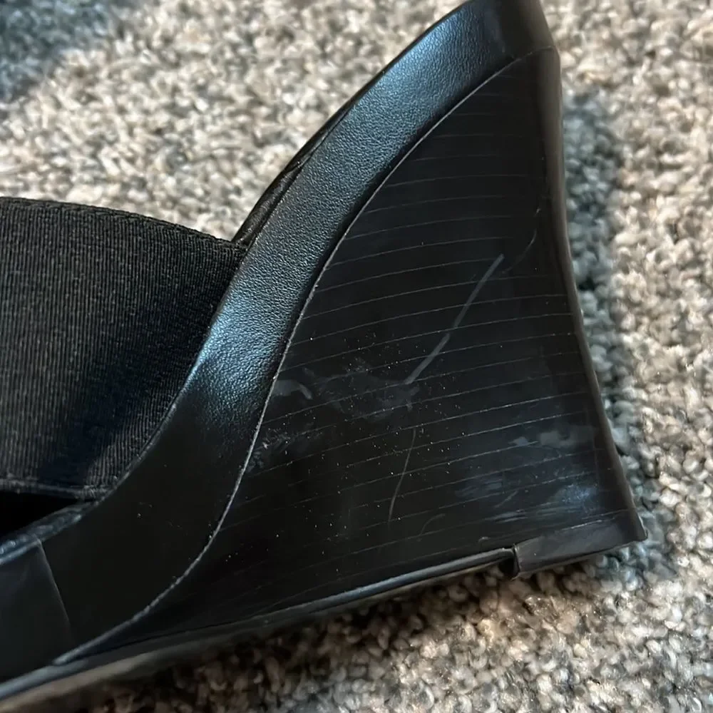 BCBG girls  slip on wedge shoes